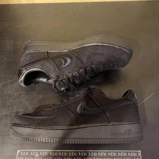2020 Nike Air Force 1 Low Stussy Triple Black Men