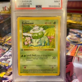 1999 Pokemon 1st Edition Bulbasaur Game #44 PSA 9 Mint