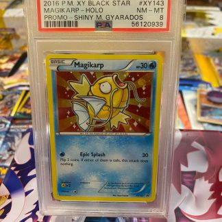 2016 Pokemon Magikarp XY Black Star Shiny M. Gyarados Promo XY143 PSA 8 NM-Mint