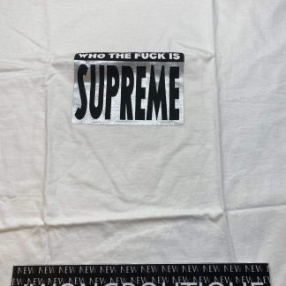 2019 Sup Who The Fuck Tee White