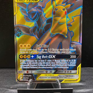 2019 Pokemon Pikachu & Zekrom GX Full Art Team Up 162 of 181 Holo Mint
