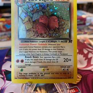 2000 Pokemon Dark Dugtrio Team Rocket 6 of 82 Holo Mint