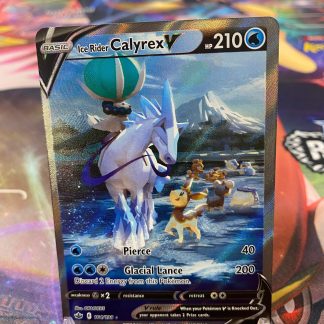 2021 Pokemon Ice Rider Calyrex V Chilling Reign Full Art 164 of 198 Holo Mint