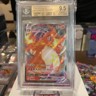 2020 Pokemon Charizard Vmax Sword & Shield Darkness Ablaze #20 Beckett 9.5 Gem Mint