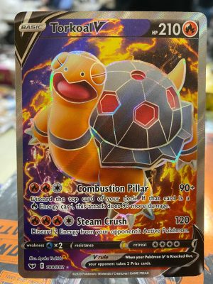 2020 Pokemon Torkoal SWSH Holo 188 of 202 Near Mint