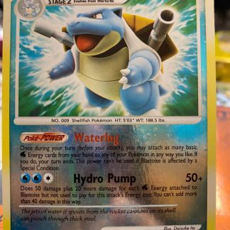 2007 Pokemon Blastoise Secret Wonders Reverse Holo 2 of 132 Lightly Played