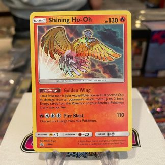 2017 Pokemon Shining Ho-Oh Black Star Promo Holo SM70 Lightly Played
