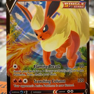 2021 Pokemon Flareon V Evolving Skies Black Star Promo Holo SWSH149 Near Mint