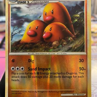 2010 Pokemon Dugtrio HG & SS Triumphant Reverse Foil 19 Of 102 Lightly Played