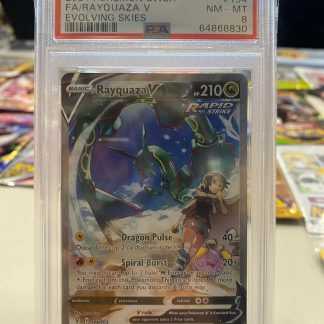 2021 Pokemon FA/Rayquaza V SWSH Evolving Skies #194 PSA 8 Mint