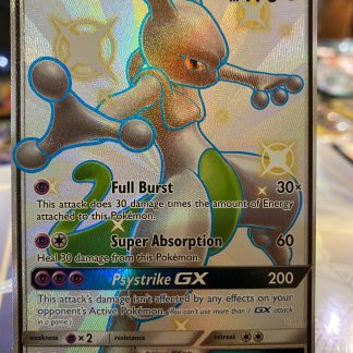 2019 Pokemon Mewtwo GX Sun & Moon Hidden Fate Holo SV59 of SV94 Mint