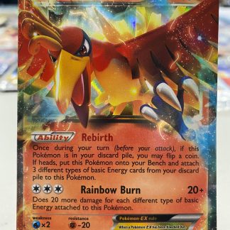 2012 Pokemon Ho-Oh EX Dragons Exalted Holo 22 of 124 Lightly Played