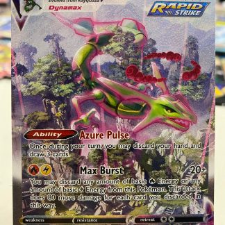 2021 Pokemon Rayquaza Vmax SWSH Evolving Skies Secret Holo 218 of 203 Mint