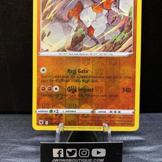 2022 Pokemo Regirock Astral Radiance 075 of 189 Reverse Holo Near Mint