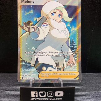 2021 Pokemon Melony Trainer Full Art Chilling Reign 195 of 198 Holo Mint