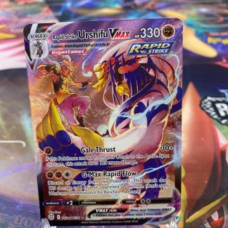 2022 Pokemon Rapid Strike Urshifu Vmax Sword & Shield Brilliant Stars Full Art TG21 of TG30 Holo Mint