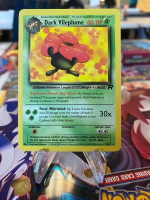 2000 Pokemon Dark Vileplume Team Rocket 30 of 82 Non Holo Mint