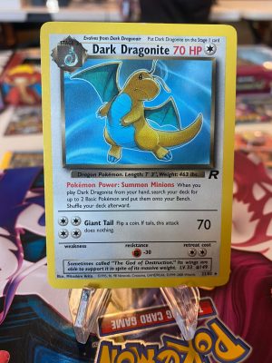 2000 Pokemon Dark Dragonite Team Rocket 22 of 82 Non Holo Mint