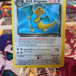 2000 Pokemon Dark Dragonite Team Rocket 22 of 82 Non Holo Mint