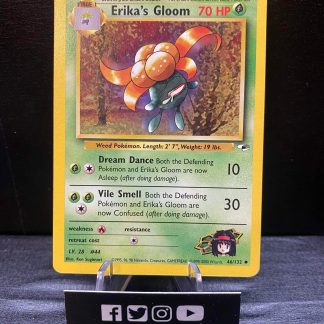 2000 Pokemon Erika’s Gloom Gym Heroes 46 of 132 Near Mint