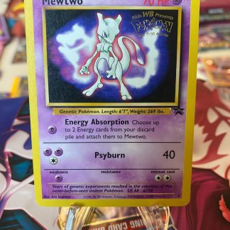 1999 Pokemon Mewtwo Movie Promo 3 Stamped Lightly Played