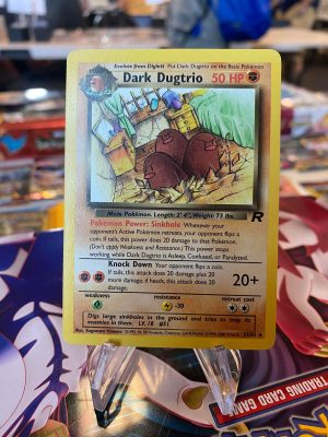 2000 Pokemon Dark Dugtrio Team Rocket 23 of 82 Non Holo Mint