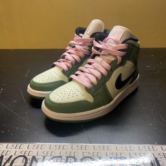2021 Nike Air Jordan I Mid Dutch Green Women