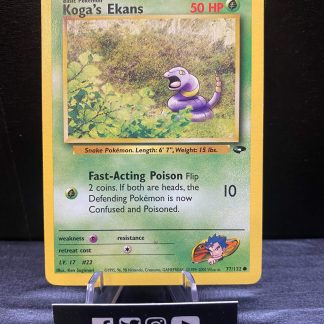 2000 Pokemon Koga's Ekans Gym Challenge 77 of 132 Near Mint