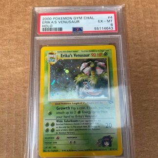 2000 Pokemon Erika's Venusaur Gym Challenge Holo #4 PSA 6 Excellent Mint