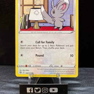 2022 Pokemon Minccino Brilliant Stars 124 of 172 Mint