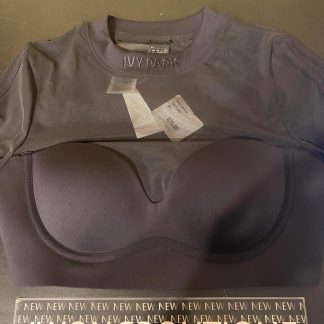 2020 Adidas Ivy Park Long Sleeve Mesh Crop Top Black