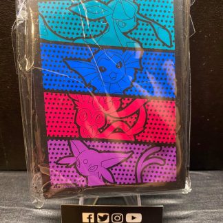 2021 Pokemon Center TCG Evolving Skies Glaceon, Vaporeon, Sylveon & Espeon 65 Pack Sleeves Sealed