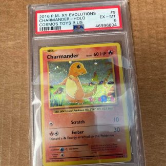 2016 Pokemon Charmander XY Evolutions Cosmos Toys R Us #9 Holo PSA 6 Excellent Mint