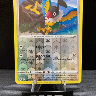 2022 Pokemon Chatot Astral Radiance 129 of 189 Reverse Holo Mint