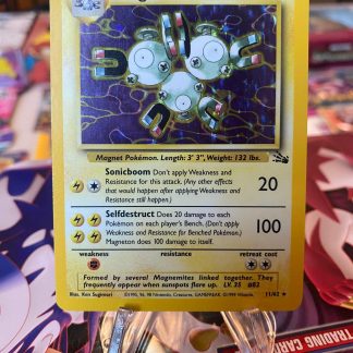 2000 Pokemon Dark Magneton Team Rocket Unlimited 11 of 82 Holo Mint