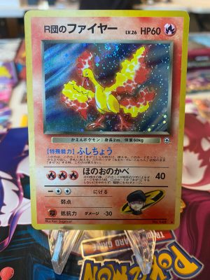 1999 Pokemon Japanese Rocket's Moltres Gym 2 Heroes #146 Holo Mint