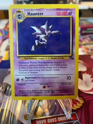 1999 Pokemon Haunter Fossil Set  21 of 62 Non Holo Lightly Played