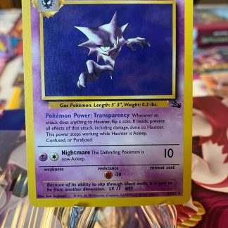 1999 Pokemon Haunter Fossil Set 21 of 62 Non Holo Lightly Played