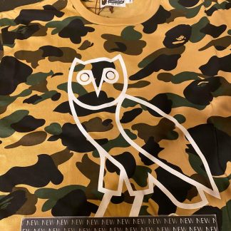 2020 BAPE x OVO 1st Camo Tee Yellow Men