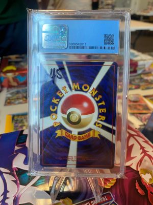 1999 Pokemon Japanese Blaine's Moltres Gym 2 Challenge From The Darkness #146 Holo CGC 8 Near Mint - Image 2