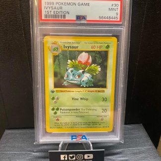1999 Pokemon 1st Edition Ivysaur Game #30 PSA 9 Mint