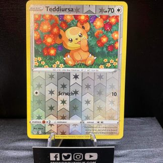 2021 Pokemon Teddiursa Evolving Skies 126 of 203 Reverse Holo Mint