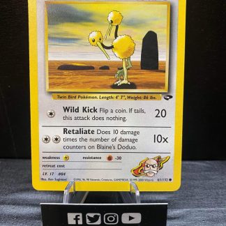 2000 Pokemon Blaine's Doduo Gym Challenge 61 of 132 Mint