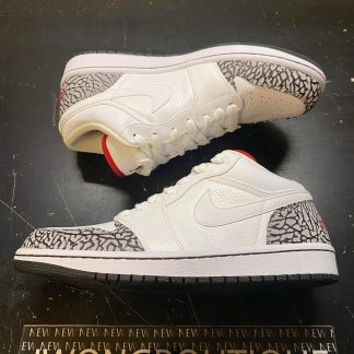 2008 Nike Air Jordan I Phat Low Cement Grey Men