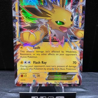 2016 Pokemon Jolteon EX Full Art XY Generations 28 of 83 Holo Lightly Played