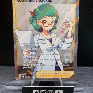 2022 Pokemon Roseanne's Backup Trainer Full Art Brilliant Stars Holo Mint