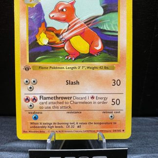 1999 Pokemon 1st Edition Charmelon Base Set 24 of 102 Lightly Played