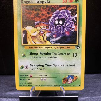 2000 Pokemon Koga's Tangela Gym Challenge 81 of 132 Near Mint