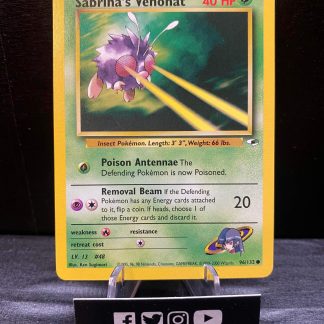 2000 Pokemon Sabrina's Venonat Gym Heroes 96 of 132 Mint