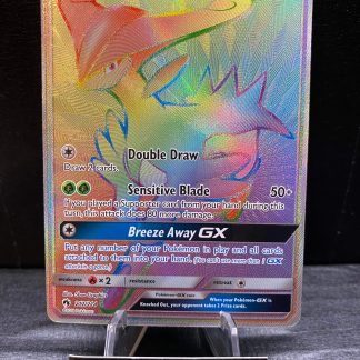 2018 Pokemon Virizion GX Full Art Lost Thunder Rainbow Holo Near Mint